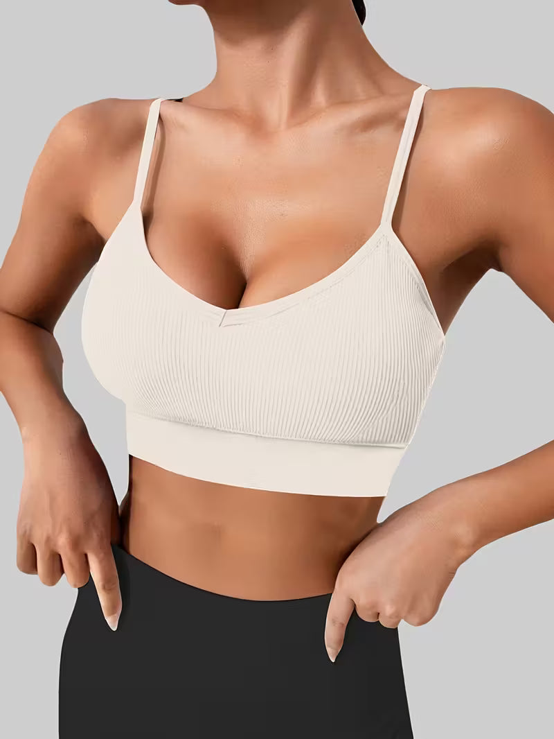 Soutien-gorge de sport Sculpt à dos croisé – Maintien sans couture