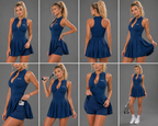 EVE PEACH Tennis Suit – High-Waist Pleated Skirt