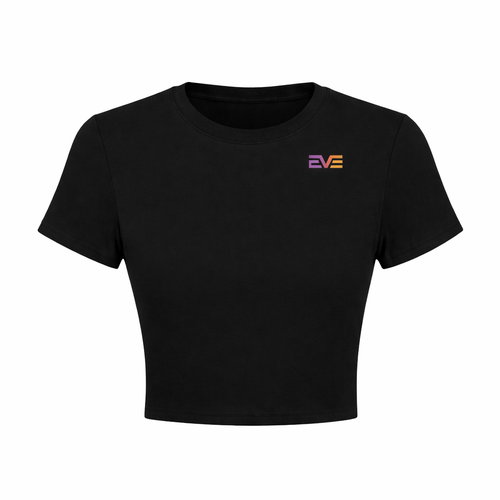 EVE Contour Crop Tee – Sculpt Fit Short Sleeve Active Top