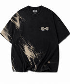 EVE Motion Beige Graphic Oversized Tee - Relaxed Performance Fit