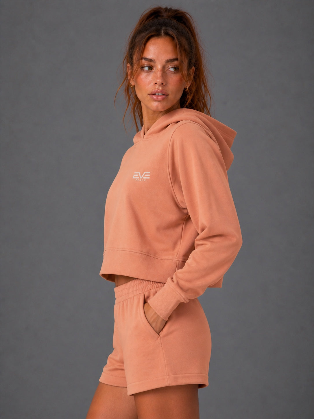 EVE SoftFlow Hoodie&Shorts Set — Relaxed Performance