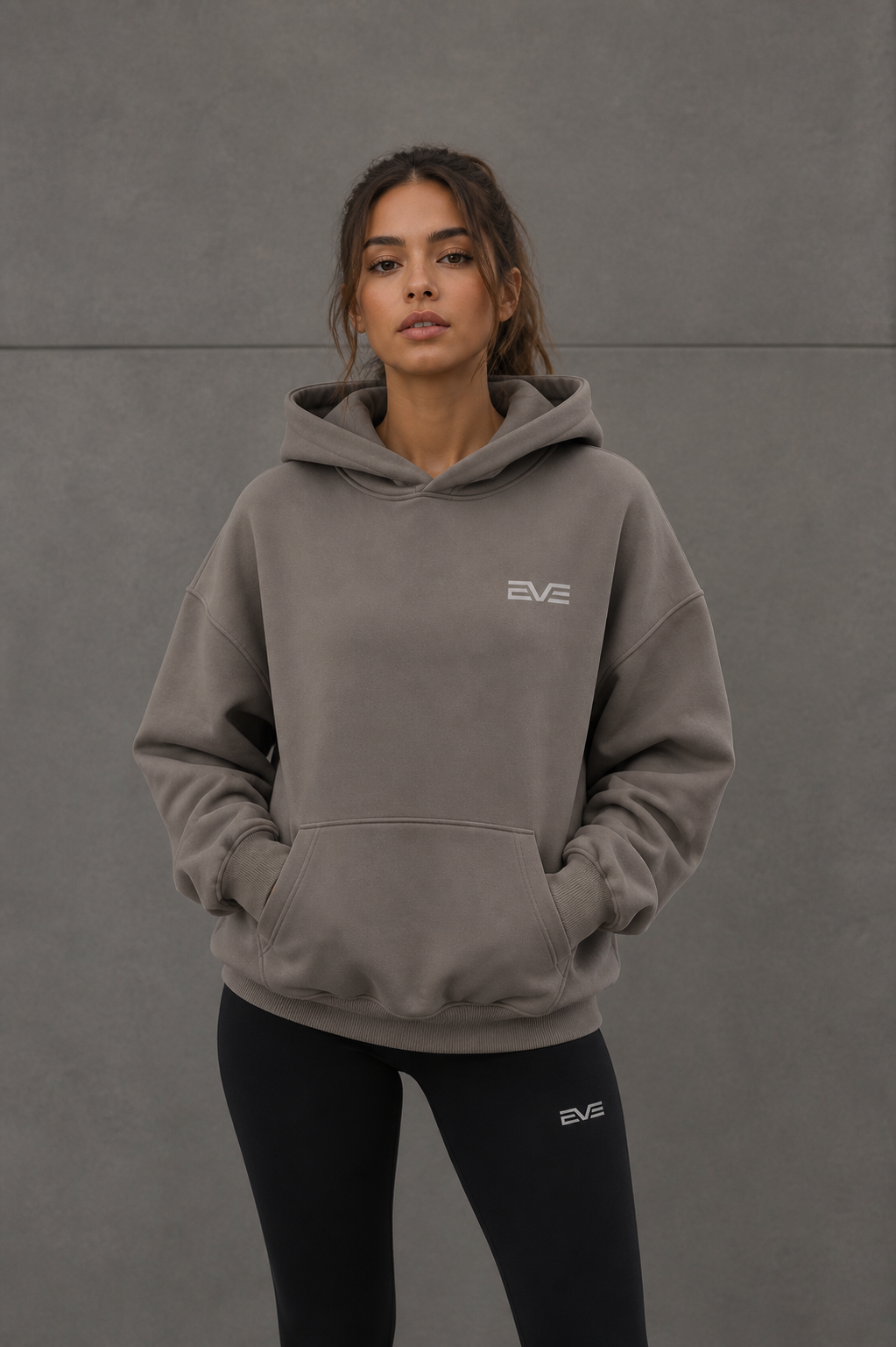 EVE CoreOversize Hoodie — Off-Duty Structure