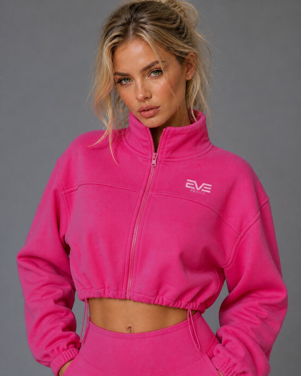 EVE AirLayer Cropped Jacket — Lightweight Control - EVEPEACH