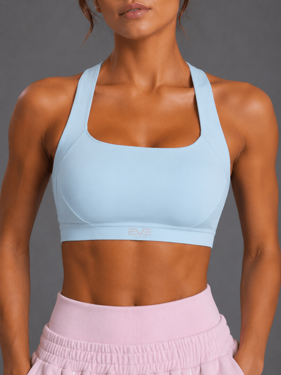 EVE CoreHold Sculpt Bra – High Support Square Neck - EVEPEACH