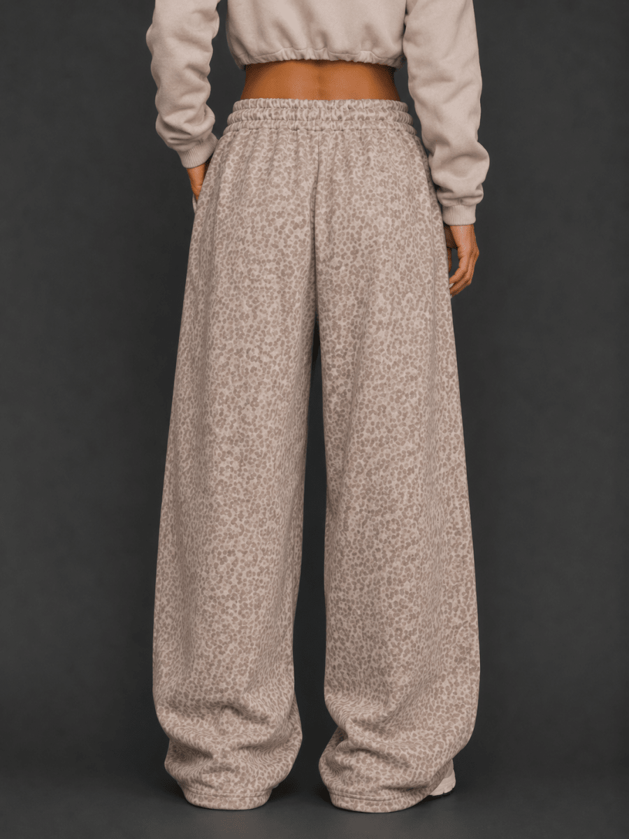 EVE FlowMotion Leopard Wide Leg Pants - EVEPEACH