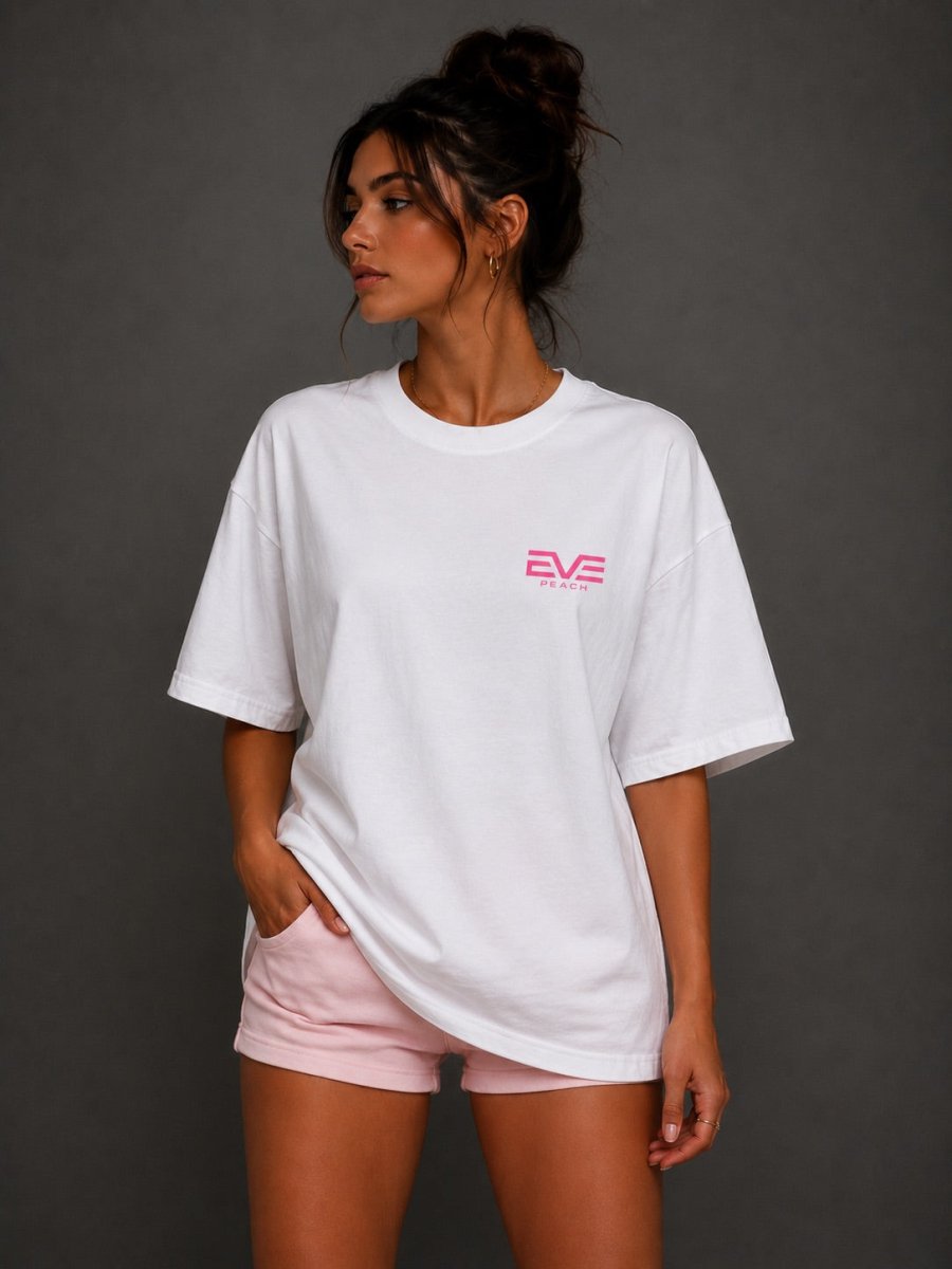 EVE Need Money For Porche Oversized Tee - EVEPEACH