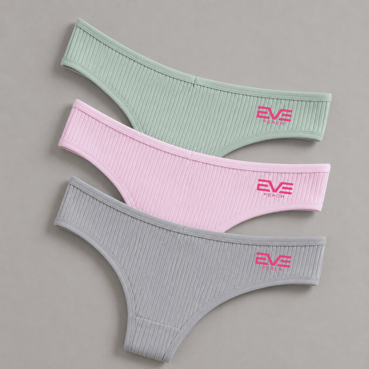 EVE Seamless Thong 3 Pack - EVEPEACH